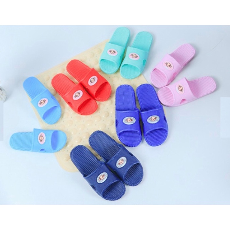 XẢ LẺ SIZE Dép nhựa mặc nhà kẻ ngang