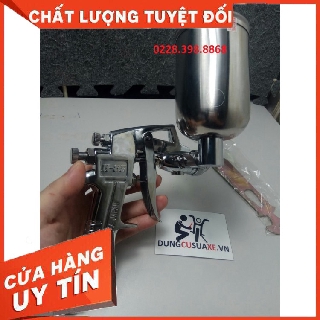 [HÀNG CHÍNH HÃNG] [ ẢNH THẬT]   súng phun sơn H85 ca inox xịn  [CHO KHÁCH XEM HÀNG]