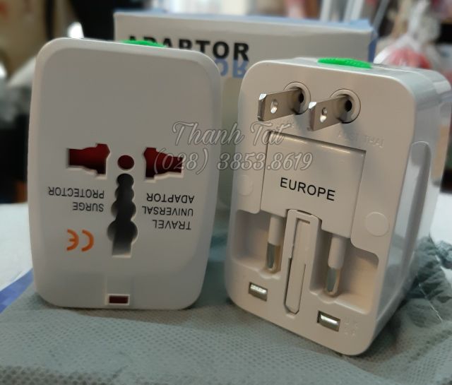 Ổ cắm điện đa năng du lịch Universal Travel Adapter nhiều đầu