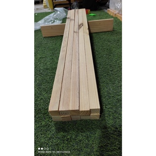 10 Thanh gỗ thông Vuông 1,2cm/1,7cm/2cm/2,7cm x Dài 60/80/100/120cm - Thanh gỗ thông diy tặng