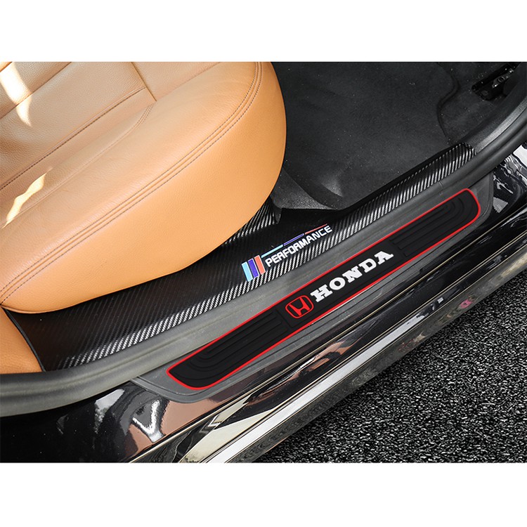 Bộ nhãn dán cao su bảo vệ cửa xe hơi thích hợp cho Honda City Civic Brio HRV CRV