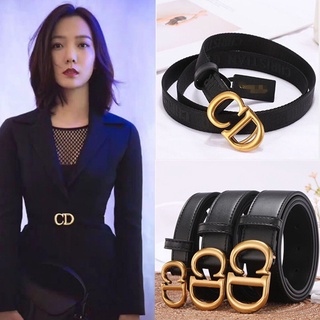 Thắt lưng nữ/dây nịt mặt logo phong cách hàn quốc.