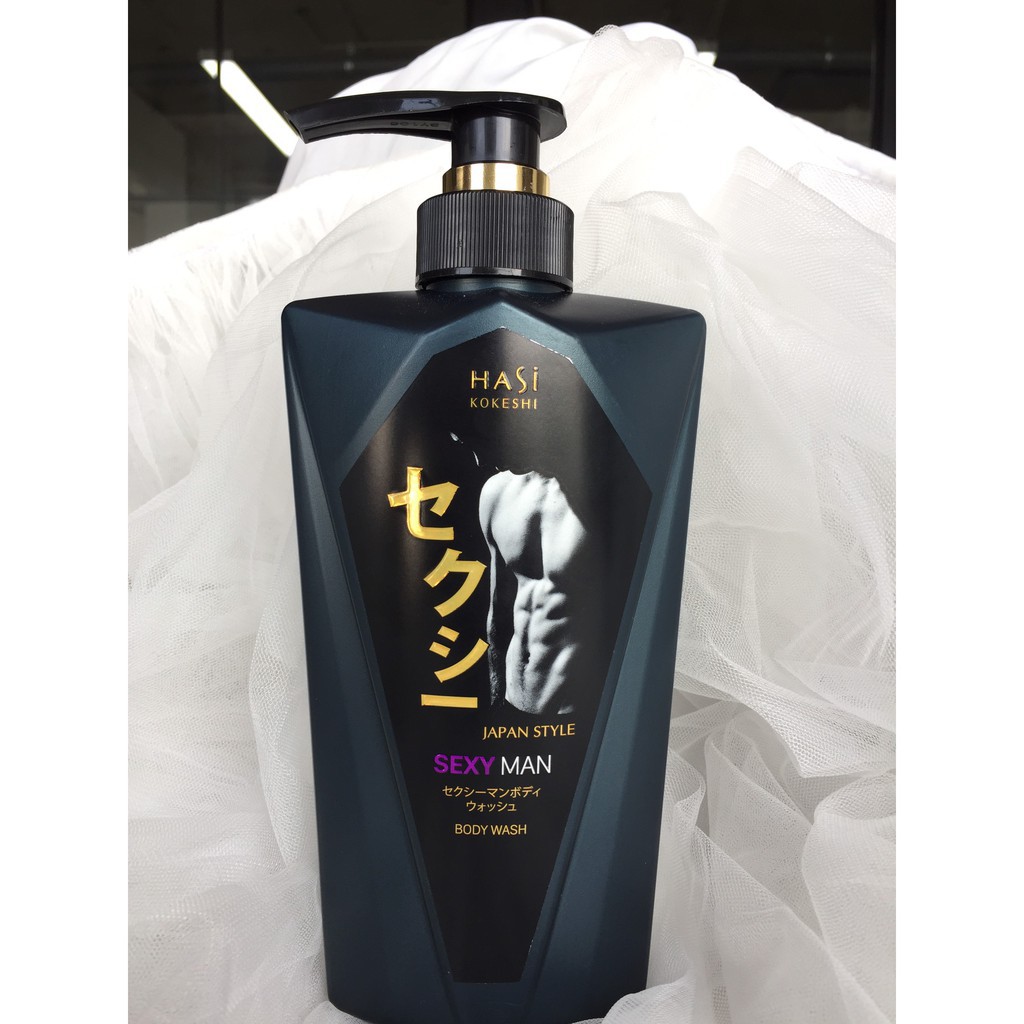 Sữa tắm nam thơm lâu hương nước hoa Sexy Man Hasi Nhật Bản