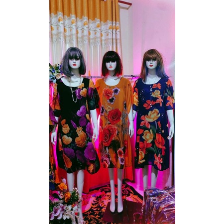 đầm hoa suông