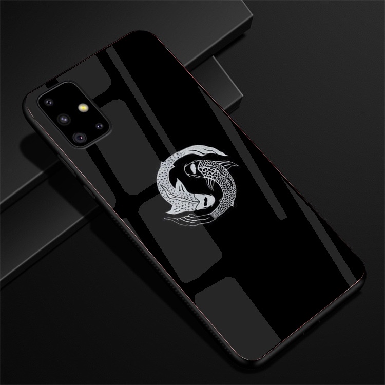 Ốp Lưng Kính SAMSUNG GALAXY A31, A51 , A71,M51 Hình in 3D sáng bóng cao cấp