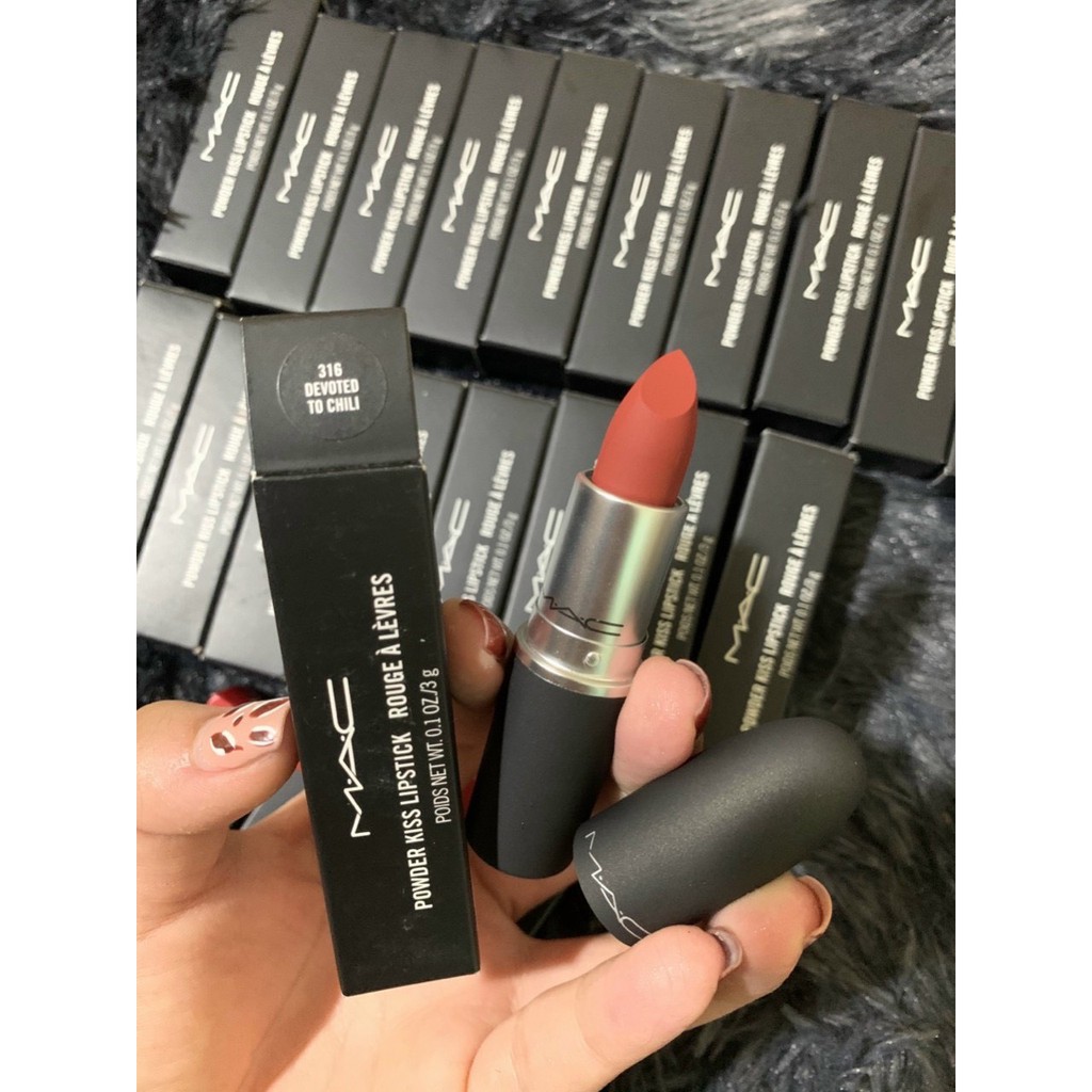 （Mua 2 tặng 1）Son MAC Chính Hãng, Matte, Rettro Matte, Powder Kiss có bill bao check | BigBuy360 - bigbuy360.vn