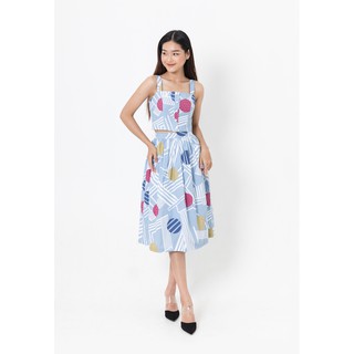De Leah - Đầm Xoè Áo Dây - Thời trang thiết kế