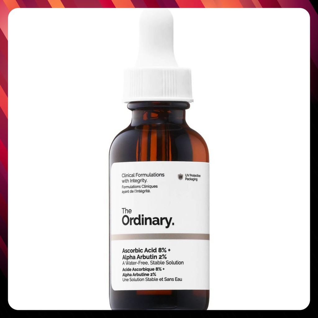[SALE CỰC SỐC] Serum sáng da Vitamin C - Ascorbic Acid 8% + Alpha Arbutin 2% - The Ordinary. [CHÍNH HÃNG]