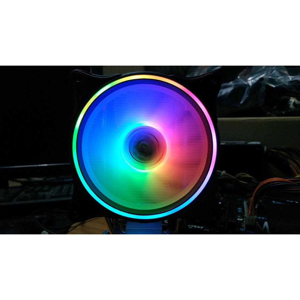 Tản nhiệt VSP T410i Fan LED RGB Support CPU socket - Intel® LGA 2066/2011v3/2011/1366/115x, AMD AM2/AM3/AM4