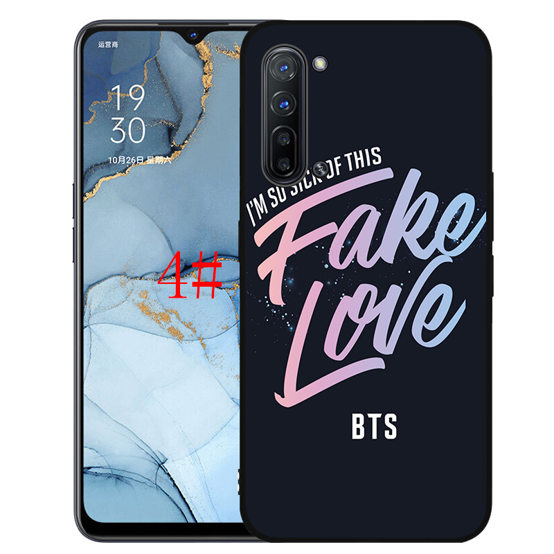 Ốp Điện Thoại Silicon Mềm Hình Bts Love Yourself Cho Realme 2 3 Pro A5 Q X Lite Xt X2 X50 133z