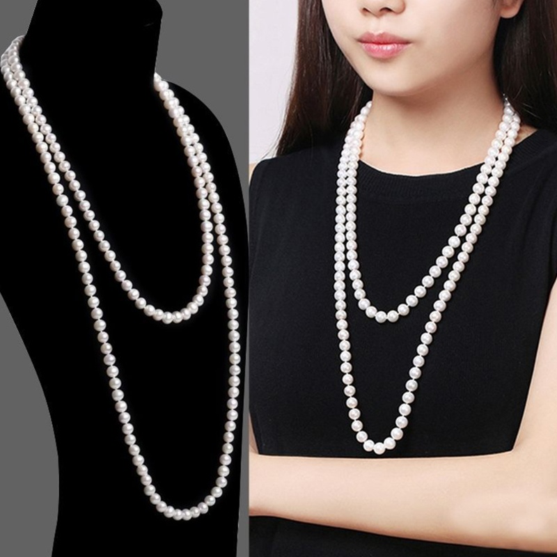 Vòng cổ Nhiều Lớp Đính Ngọc Trai Nhân Tạo Thời Trang Dành Cho Nữ