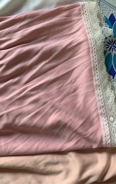 Lót váy vải thun 4 chiều chiều dài váy 40cm-50cm - 60cm70cm form suông loại có lai ren