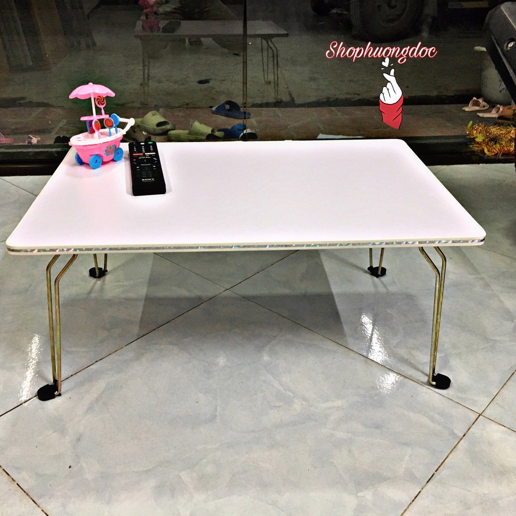 Bàn làm việc ĐEN - TRẮNG chân bóp 40/60*28cm siêu đẹp