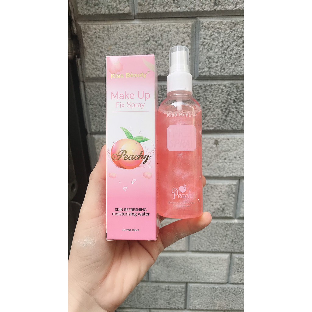 Xịt Giữ Makeup Hương Đào Hãng Kiss Beauty 75ml Mã 2166-03 | BigBuy360 - bigbuy360.vn