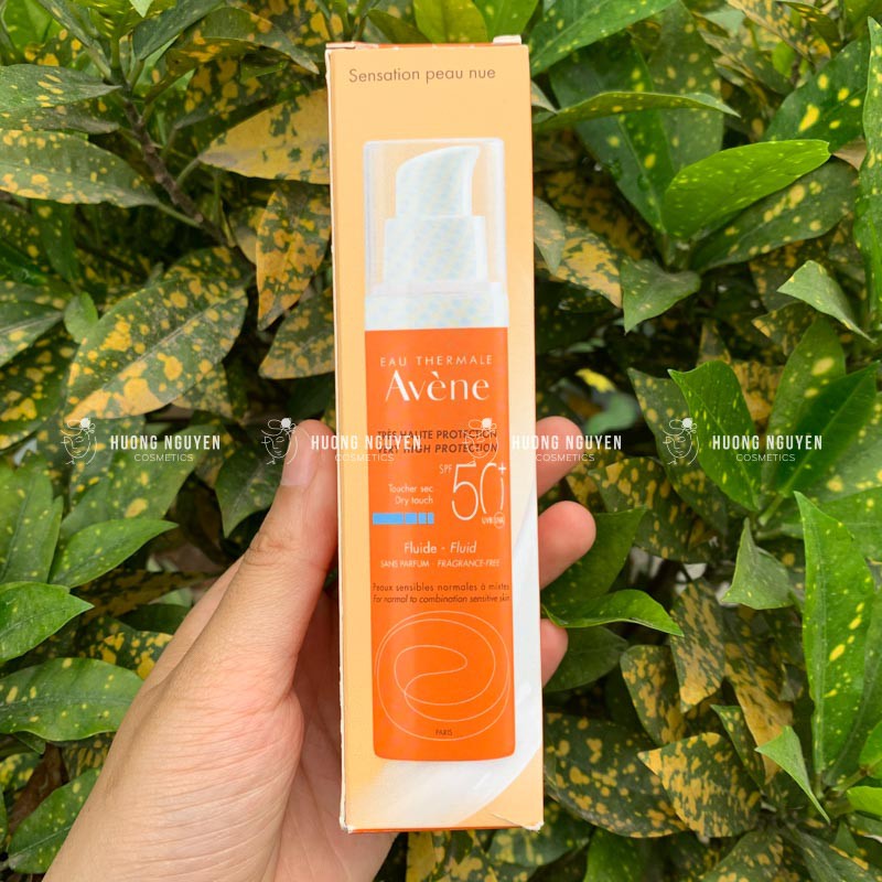 [MãCOSHAPPY83 - 80k đơn 500k] Kem Chống Nắng Avene Dry Touch Fluide SPF50+ 50ml / Avene Mattifying Cleanance SPF50+ 50ml