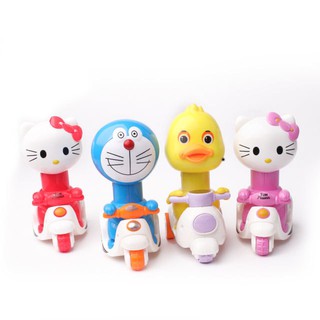 Đồ chơi mèo kitty chạy cót xe máy cho bé