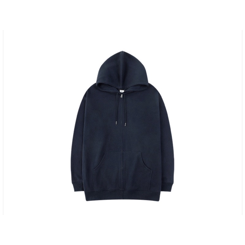 [CHÍNH HÃNG + DEAL SỐC] Áo Hoodie Zip trơn nỉ bông cao cấp NELLY  form rộng unisex nam nữ | BigBuy360 - bigbuy360.vn