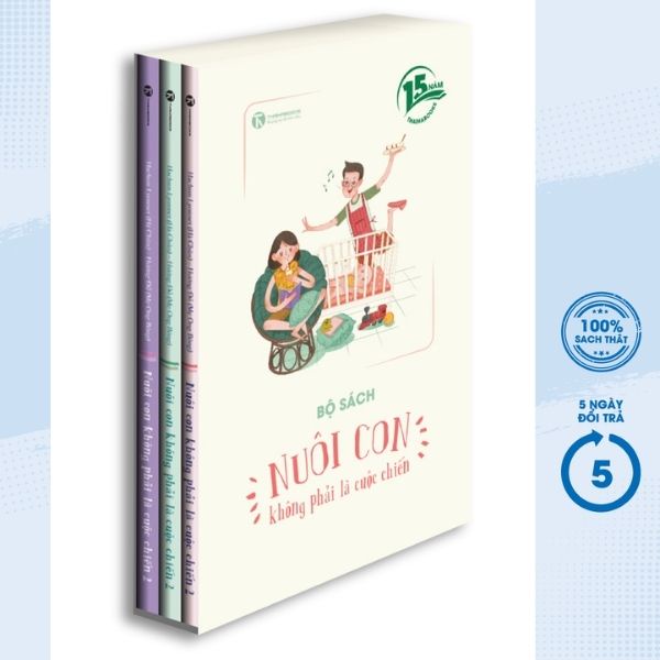 Sách - Bộ Sách Nuôi Con Không Phải Là Cuộc Chiến 2 (Bộ 3 Cuốn) (Phiên Bản Sinh Nhật 15 Năm ThaihaBooks) - THA