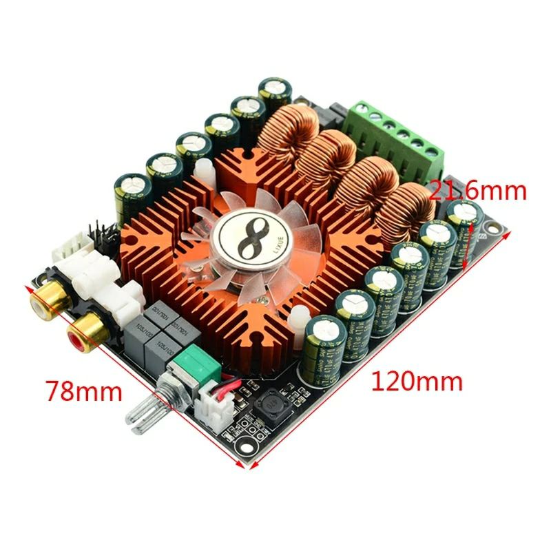 Mạch khuyếch đại âm thanh TDA7498E bản new 2022 160wx2 bảo hành 1 tháng