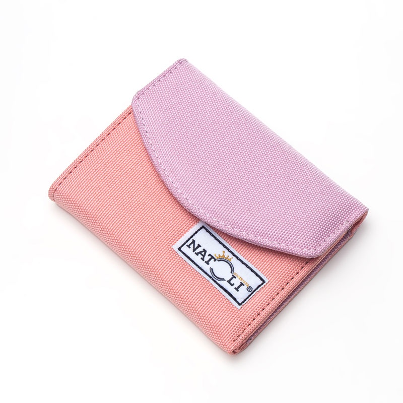 Ví nữ mini thương hiệu NATOLI chất vải canvas nhiều ngăn kháng nước nhỏ gọn cute - BST The Button Wallet V5