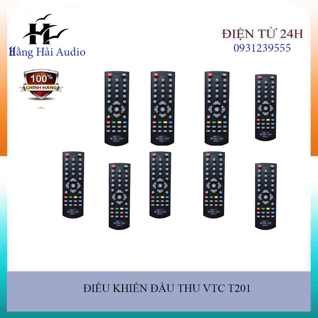 Điều khiển đầu thu DVB T201 (KHIỂN XỊN THEO ĐẦU THU )