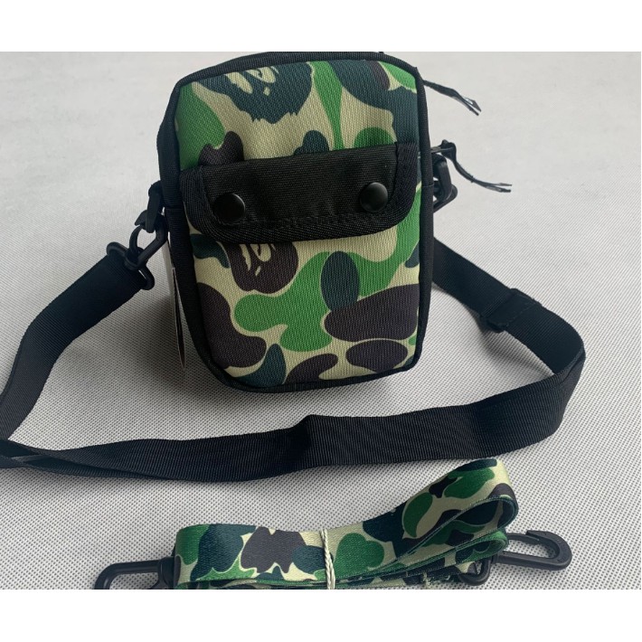 Mới BAPEe Ngụy Trang Nam Nữ Người Yêu Túi Đeo Vai Túi messenger