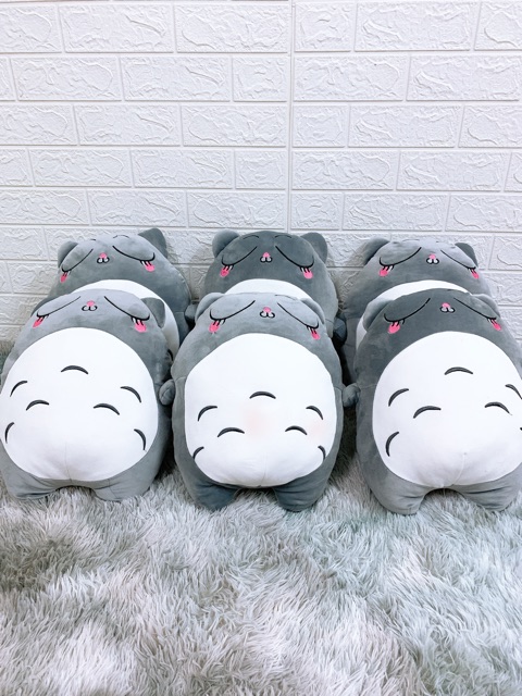 [ken93] [Mã TOYJAN hoàn 20K xu đơn 50K] Gấu bông , gối ôm totoro chất liệu vải nhung Hàn Quốc cao cấp