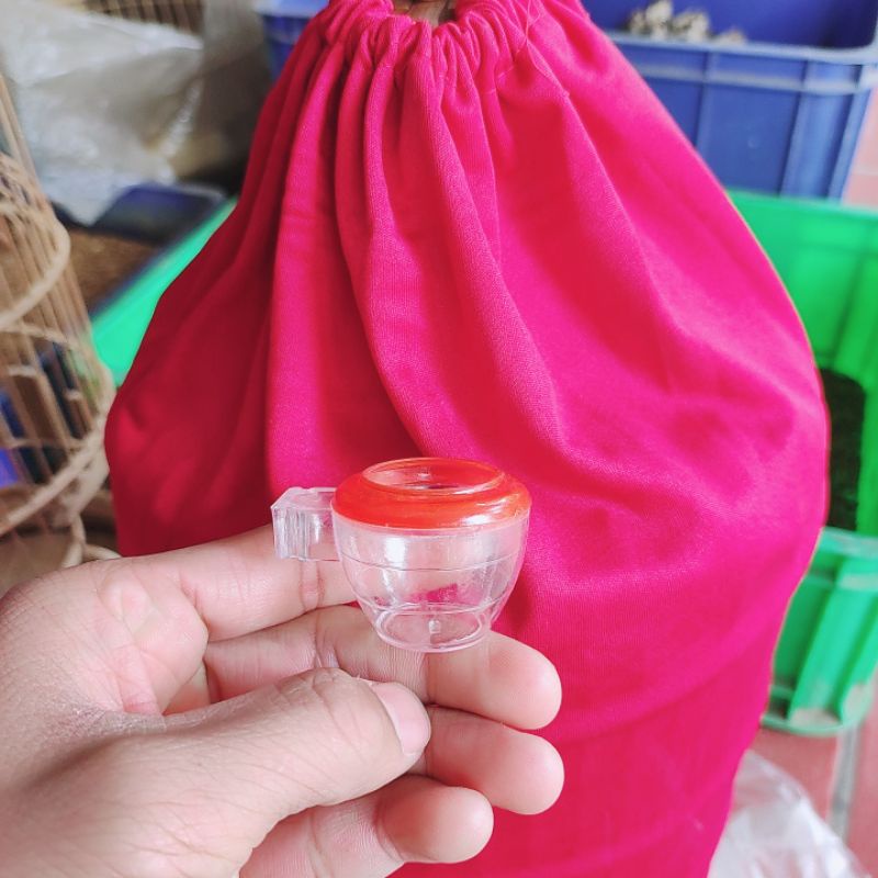 Lồng Nuôi Khuyên Bằng Tre Già Chân Cao cực đẹp ,  tặng bộ phụ kiện 5 món - NaHi shop