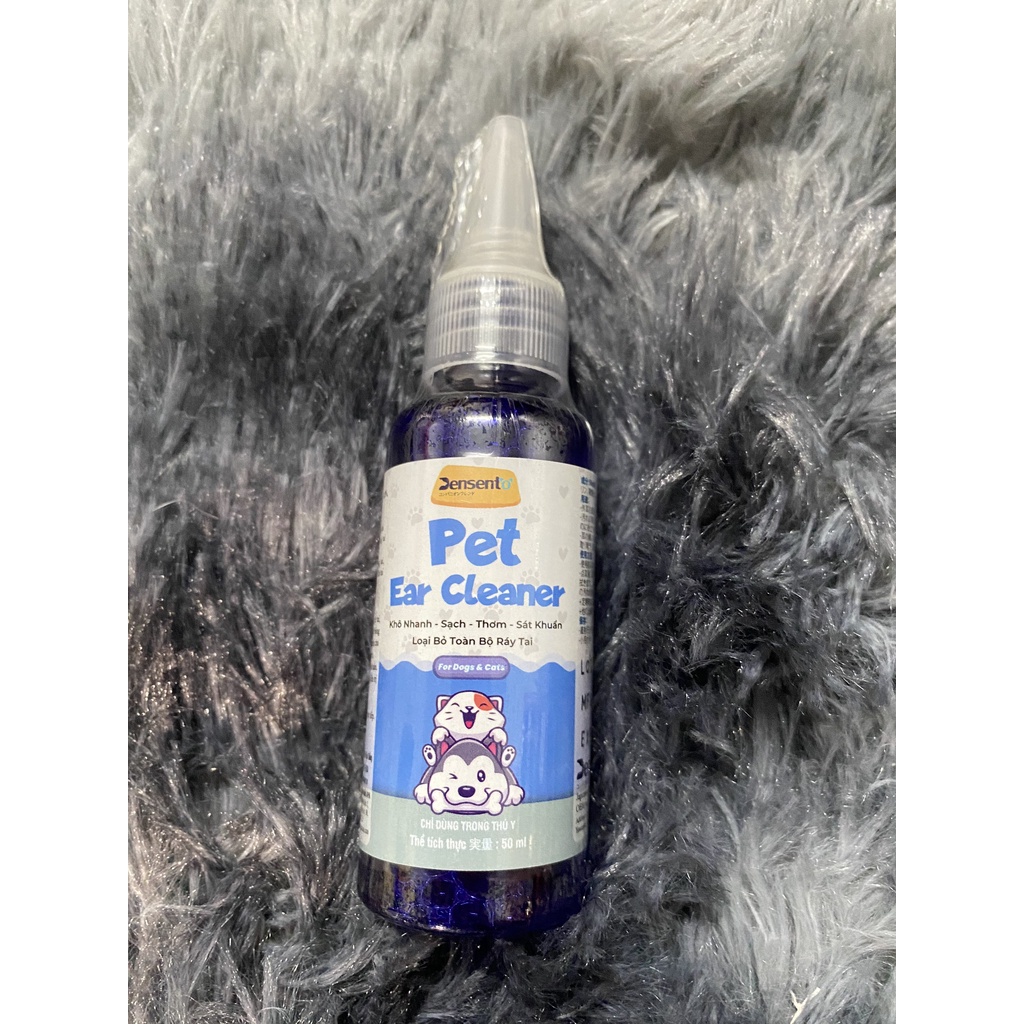 Pet Ear Cleaner Dung Dịch Vệ Sinh Tai Chó Mèo, Khử Mùi Hôi Và Dị Ứng - Chai 50ml