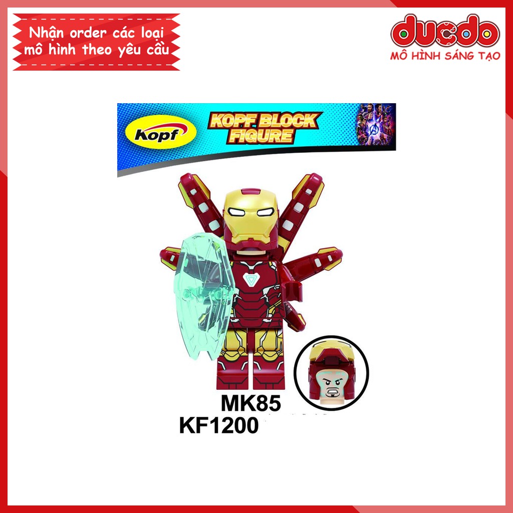 Minifigures siêu anh hùng Iron Man Octopus - Đồ chơi Lắp ghép Xếp hình Mô hình Mini EndGame Kopf KF6097