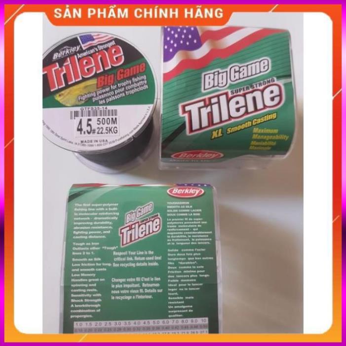 ⭐  [Xả Kho] Cước Câu Cá MỸ TRILENE Big Game 500m Đủ Size Siêu Biền Chống sờn