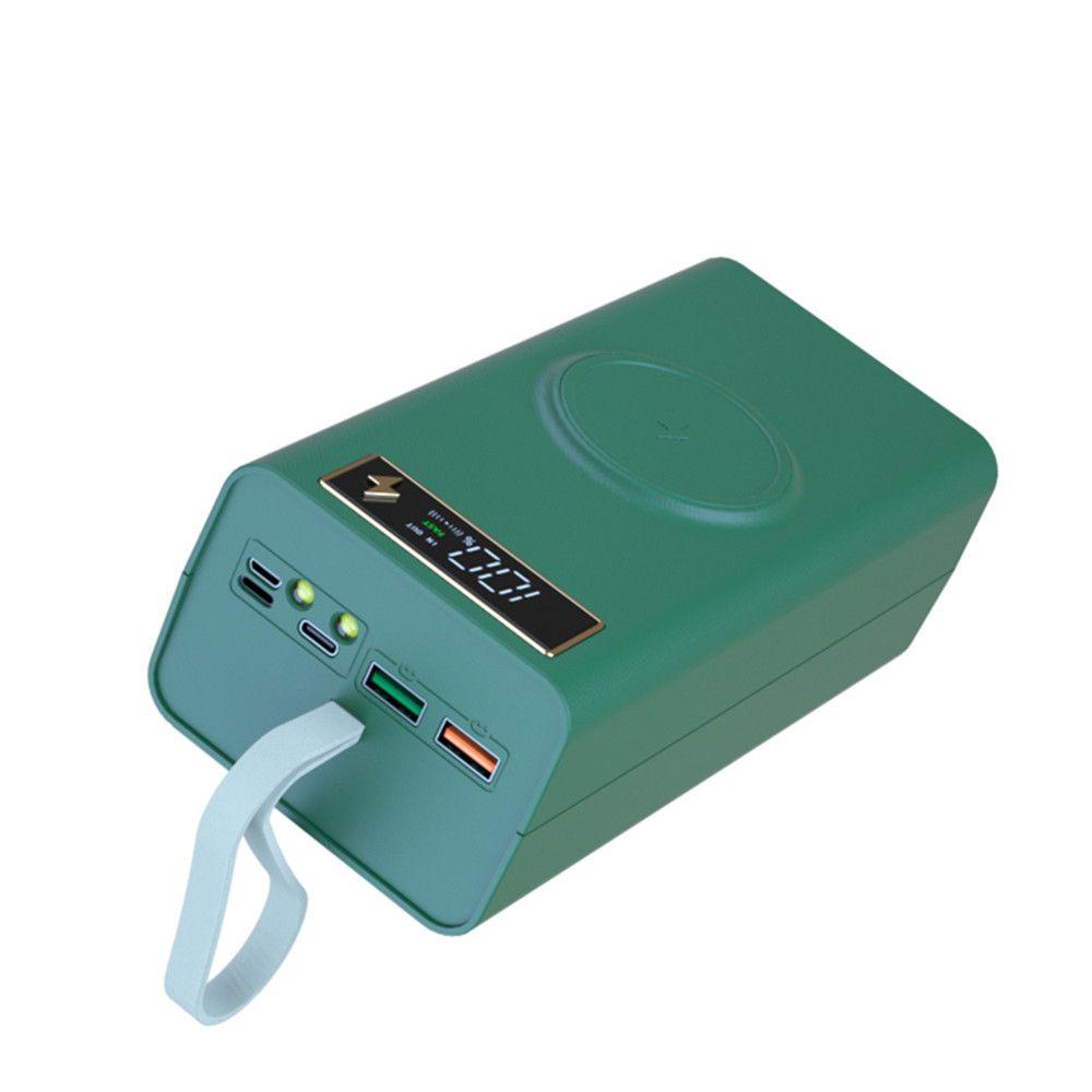 MAYSHOW Hộp Sạc Dự Phòng 21 X 18650 Pin Hai Cổng USB Có Màn Hình LCD Giá Đỡ