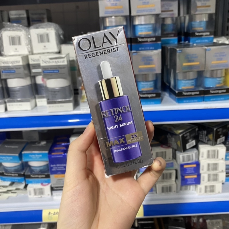 Serum chuyên ban đêm Olay Regenerist Retinol 24 hàng chuẩn Mỹ 40ml