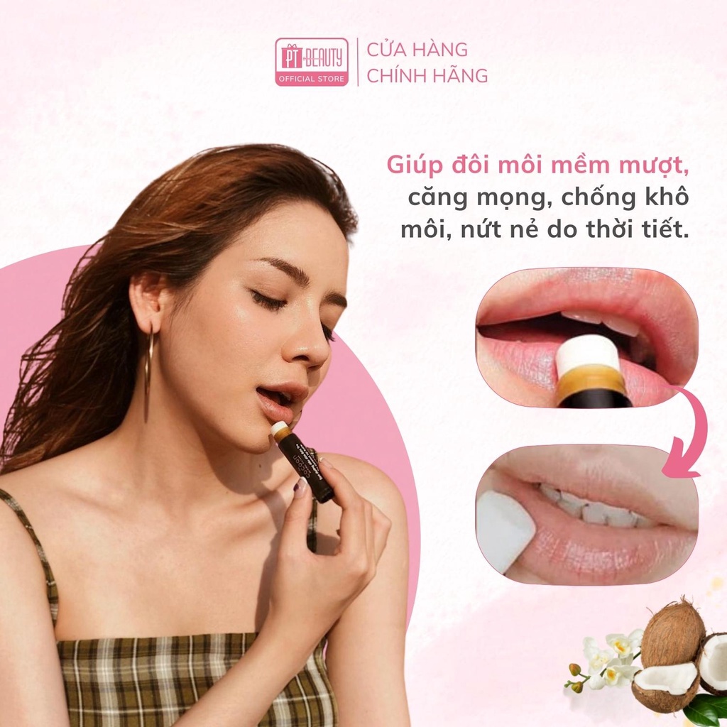 Tẩy da chết môi cà phê Đắk Lắk Cocoon môi ẩm mềm 5g