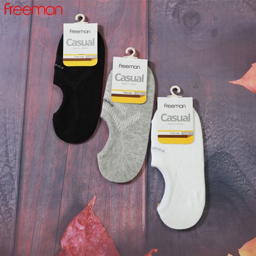 [Combo 3 đôi] Vớ hài, chất liệu cotton FREEMAN
