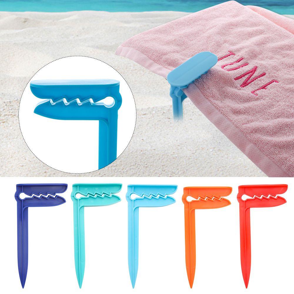 Bộ 4 Kẹp Giữ Khăn Tắm / Quần Áo Tiện Dụng Khi Đi Biển