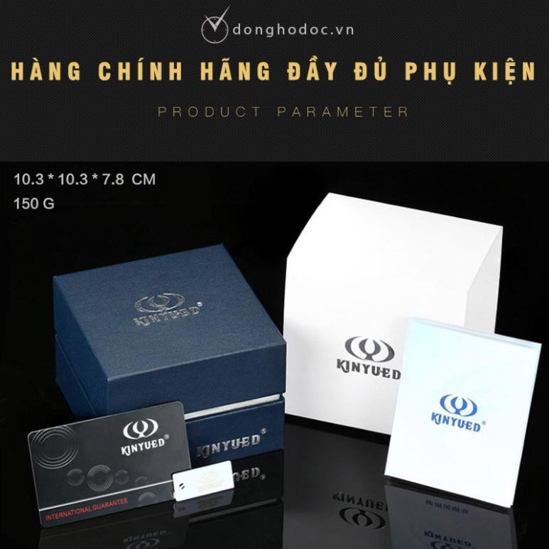 Đồng hồ Cơ Nam KINYUED HARRI - Dây Thép Đúc Đặt - Máy Automatic cao cấp [HÀNG CAO CẤP]