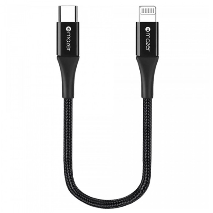 Dây Cáp MAZER POWER LINK II USB-C TO Lightning PD30W (12cm) - BH 5 năm