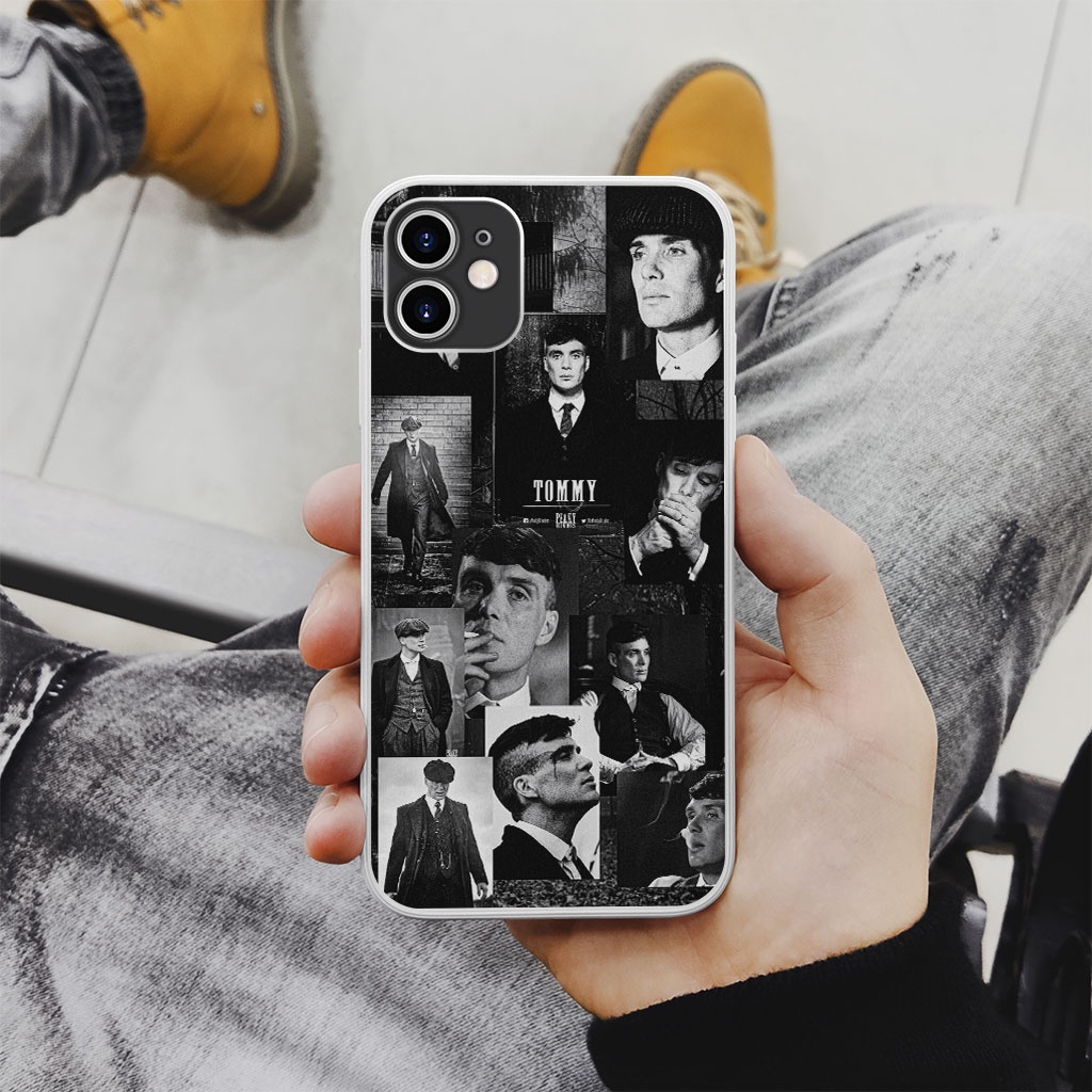 Ốp lưng tommy shelby black collage art pro 13 11 12 promax 7 8 plus xs X Xr  ART20224380