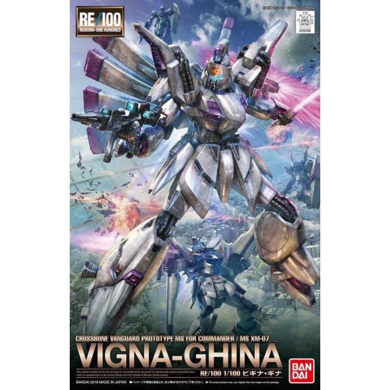 MÔ HÌNH LẮP RÁP RE/100 1/100 MS XM-07 VIGNA-GHINA