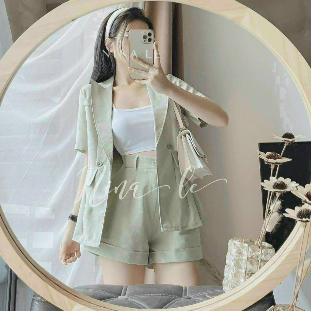 (HÀNG MỚI) SÉT VEST NỮ 3 MÓN CỰC XINH ĐI CHƠI ĐI LÀM TỰ TIN THOẢI MÁI KHOE CÁ TÍNH