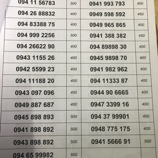 Sim vinaphone số đẹp dễ nhớ, cặp đôi, tam hoa giữa...