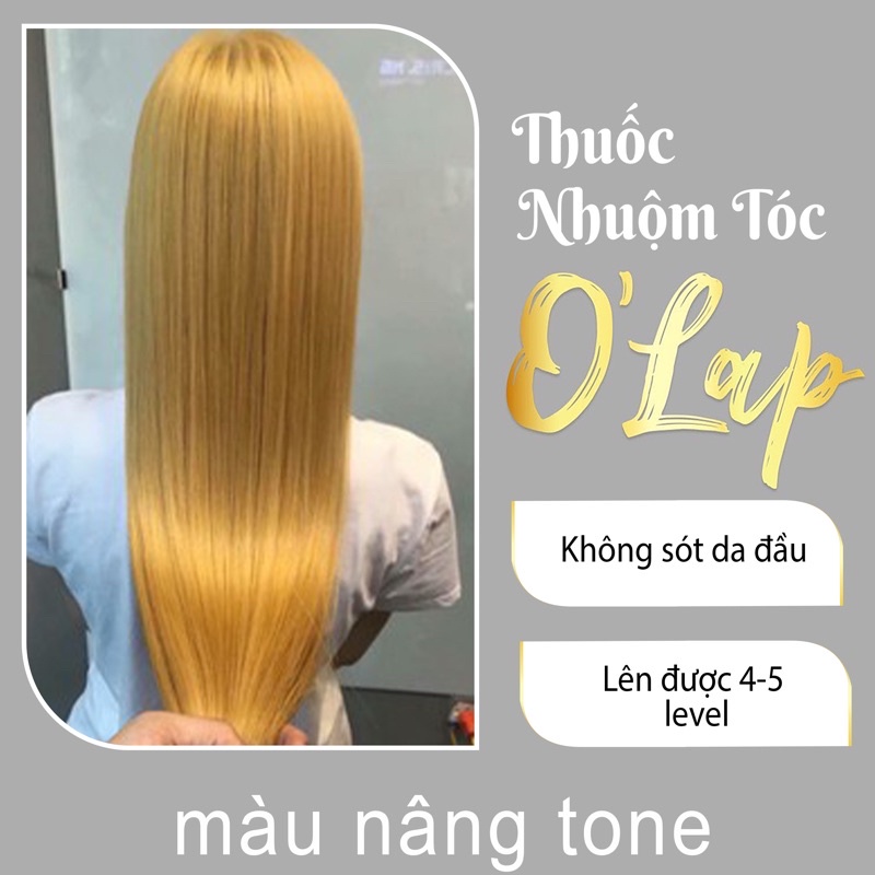 Thuốc nâng tone tóc mạnh không tẩy tại nhà chính hãng OLAP OL37