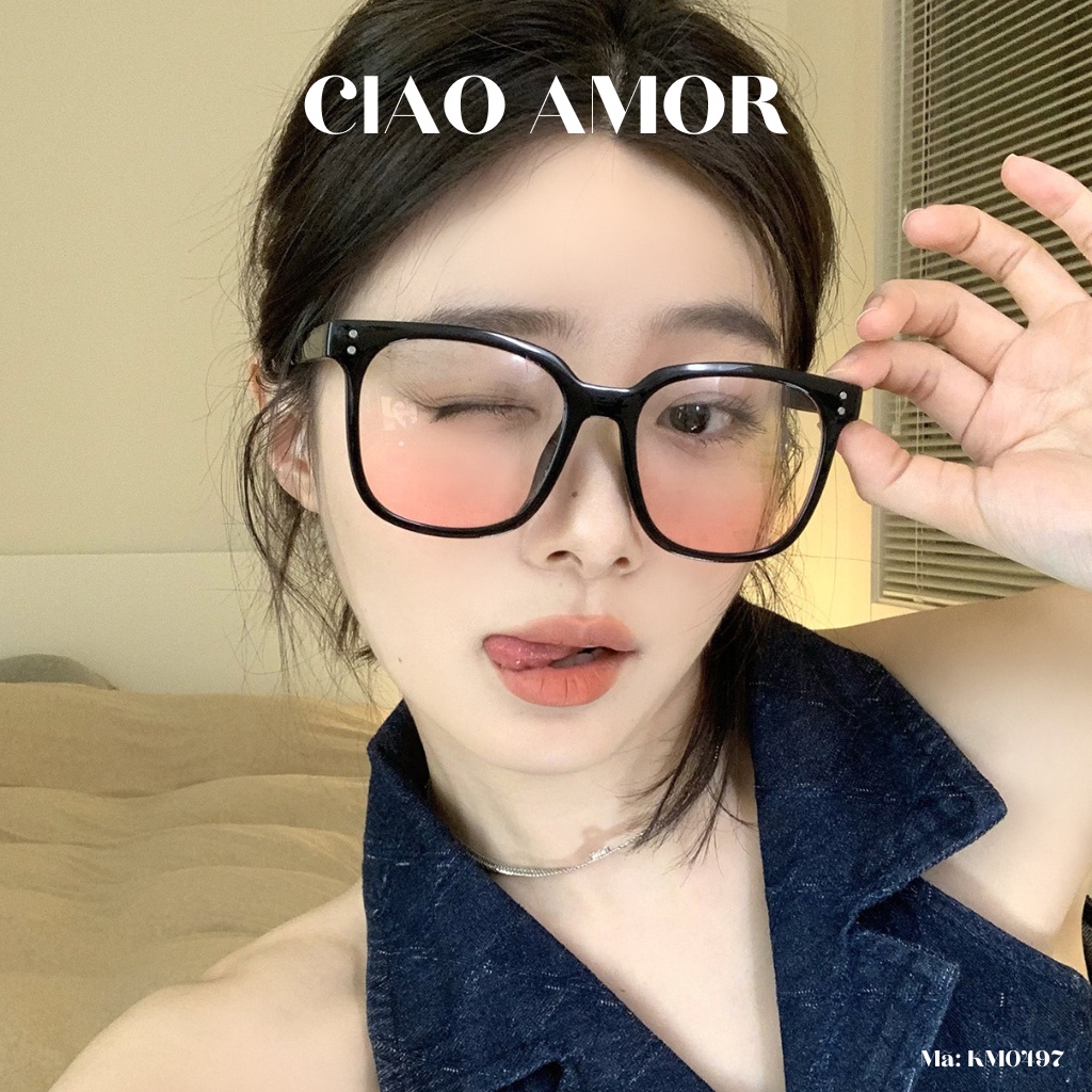 Kính mắt nữ má hồng HOT trend dễ thương Phụ kiện Ciao Amor - KM0487