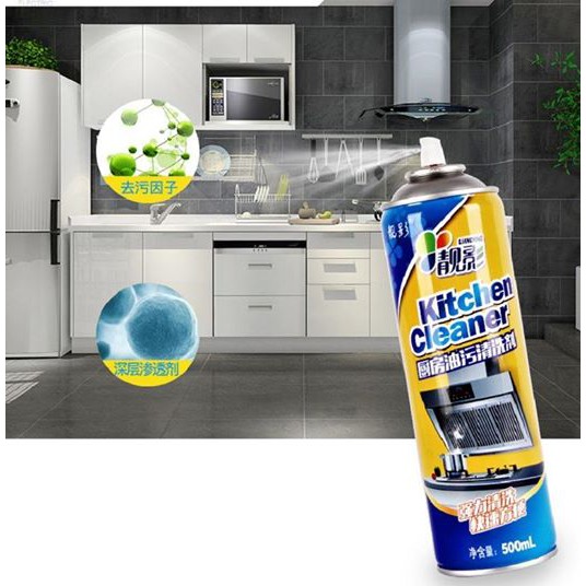 Chai xịt bếp, bình xịt bếp - chai xịt tẩy rửa nhà bếp siêu sạch kitchen cleaner 500ml