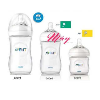 Bình sữa philips avent natural 125ml-260ml-330ml