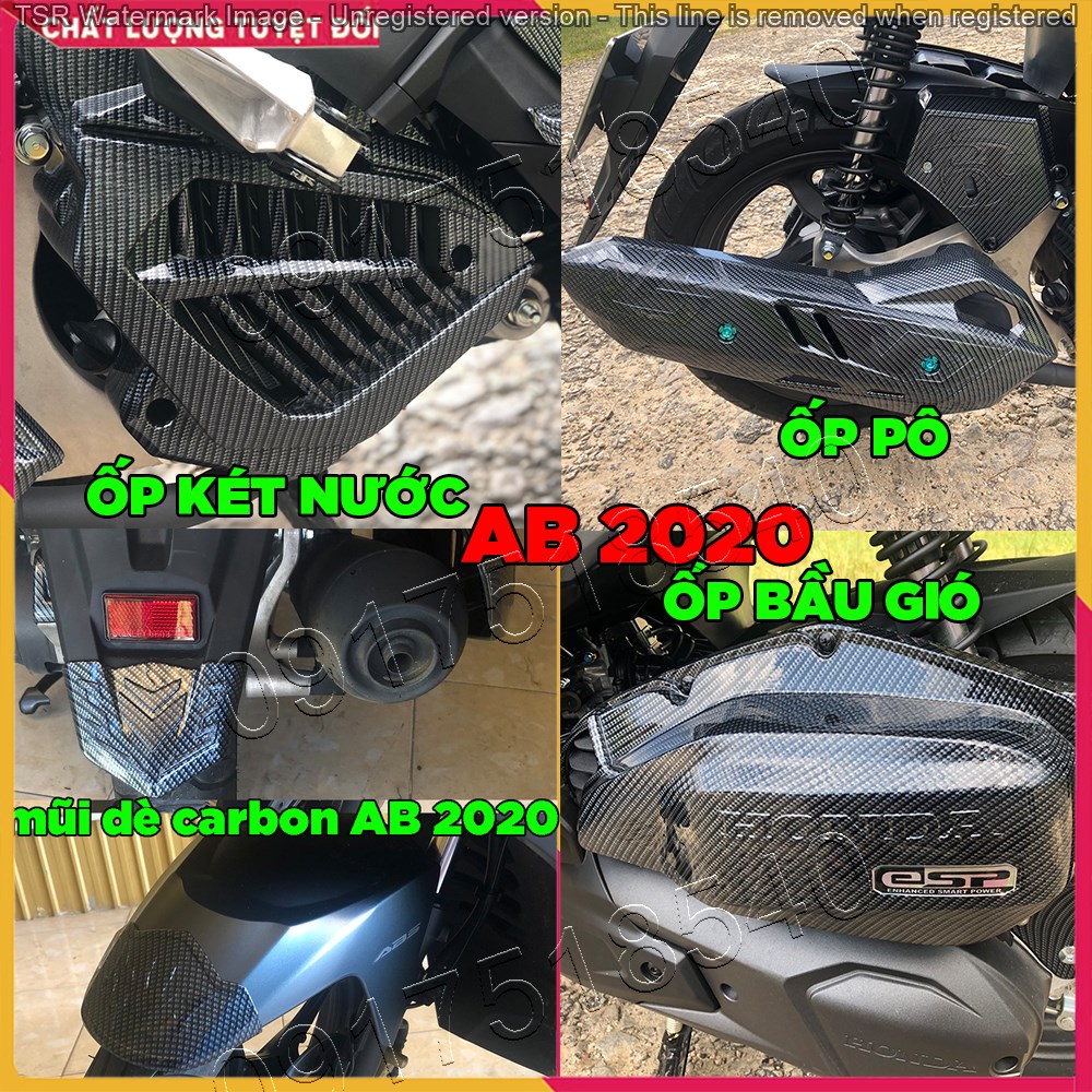 Bộ Ốp cacbon AB 2020 - 21 Hàng Loại 1 Chính Hãng Artistar( AIRBLADE 2020 - 21)