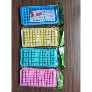 Khuôn làm rau câu 72 Viên, khuôn thạch trà sữa, khay đựng đá, vỉ làm đá