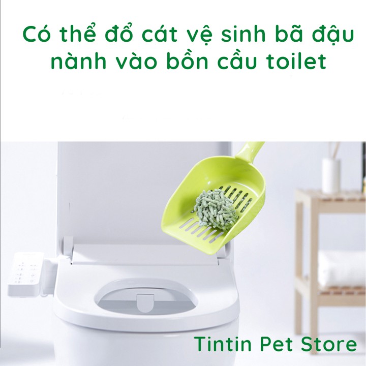 [Mã 44FMCGSALE1 giảm 10% đơn 250K] Cát Vệ Sinh Hữu Cơ Bã Đậu Nành Cho Mèo Tofu Cat Litter 7l #Tintin Pet Store