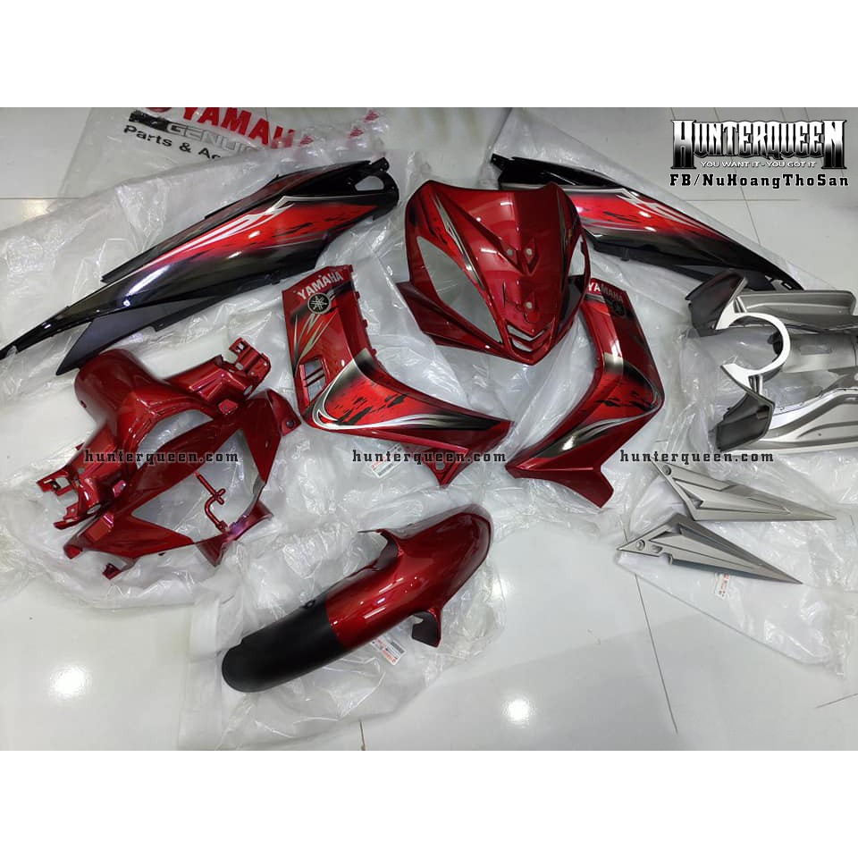 Tem xe Exciter 2009 đẹp - Tem 2006 đỏ đen - Tùy chỉnh theo yêu cầu - Tem chế Exciter 135 chất lượng cao